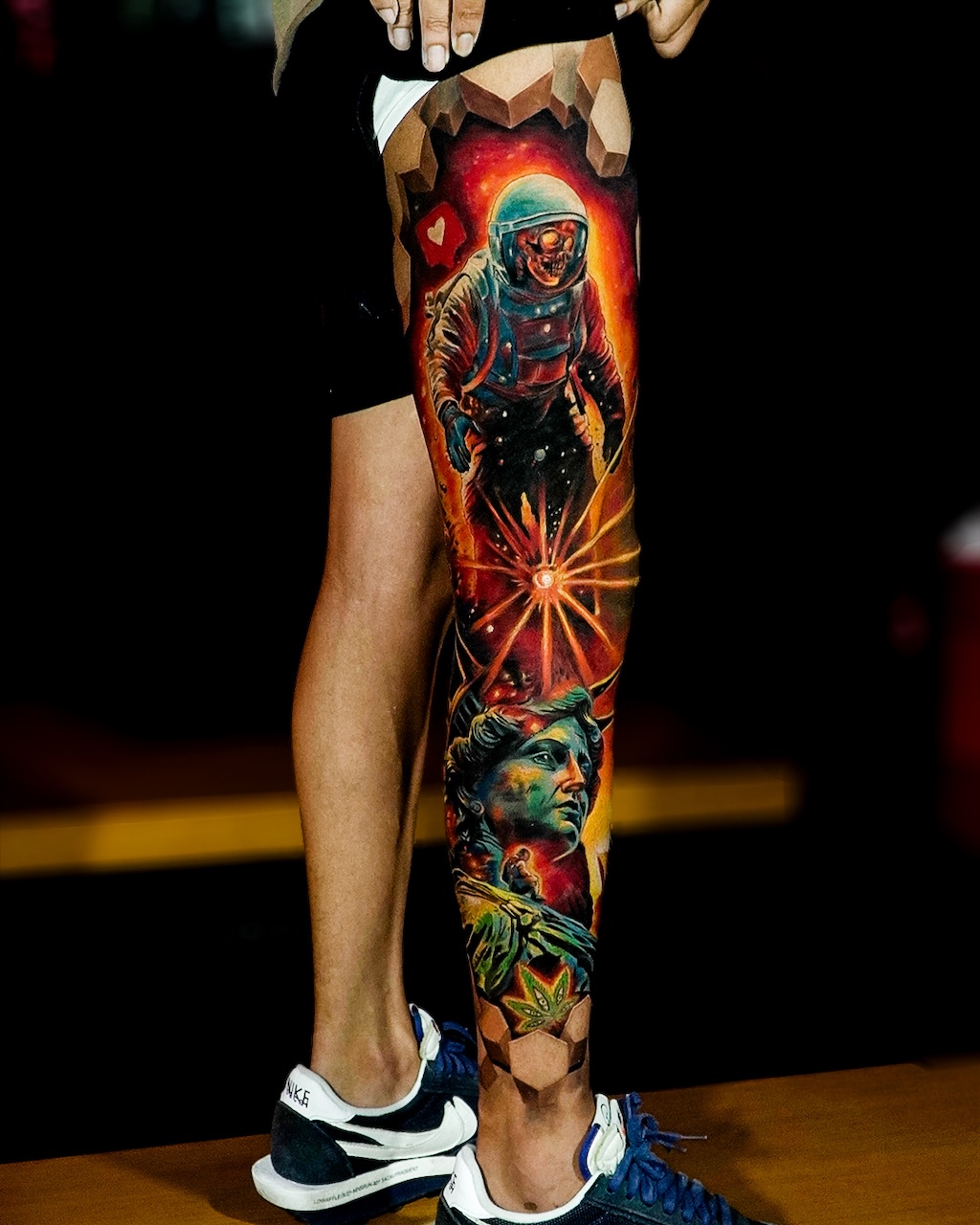 Custom Neo Traditional Tattoo in Bali
