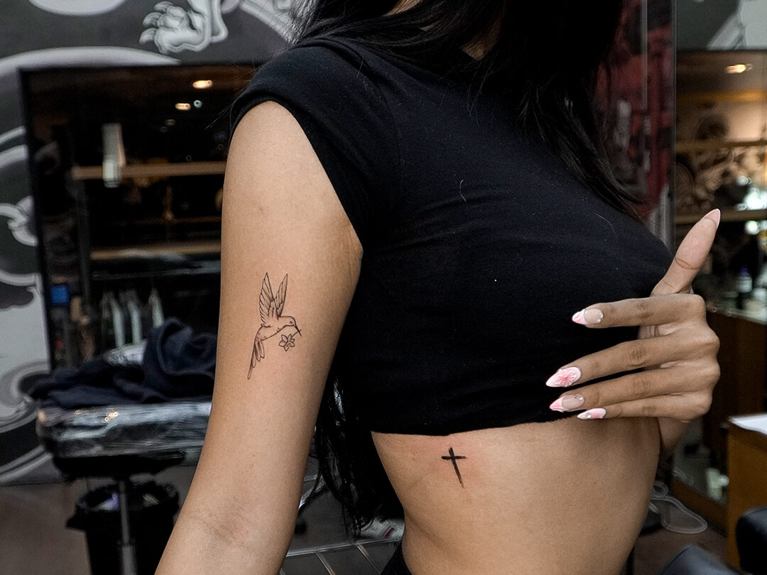 Fine Line Tattoo, feminine tattoos in Bali, Minimalist Tattoos in Bali