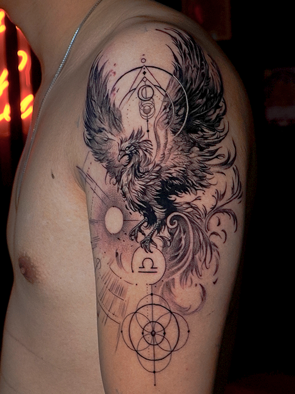 Black & Grey Tattoo,Tattoo Sleeve in Bali,best tattoo in Seminyak