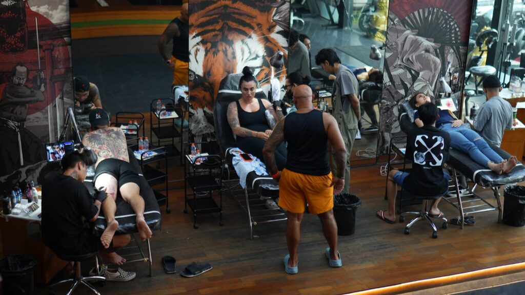 Blackwork Tattoo in Bali,Blackwork Tattoo Style