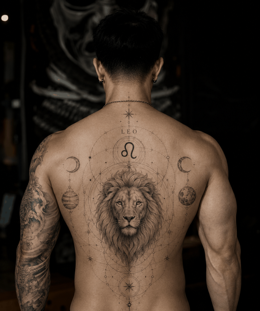 Zodiac Tattoo Idea, Fine Line